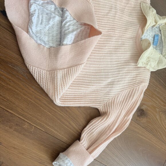 Lanvin Blanc Light Pink Golf Sweater - Windproof & Lightweight - Picture 5 of 9